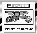 Tip Off title screen for GameBoy